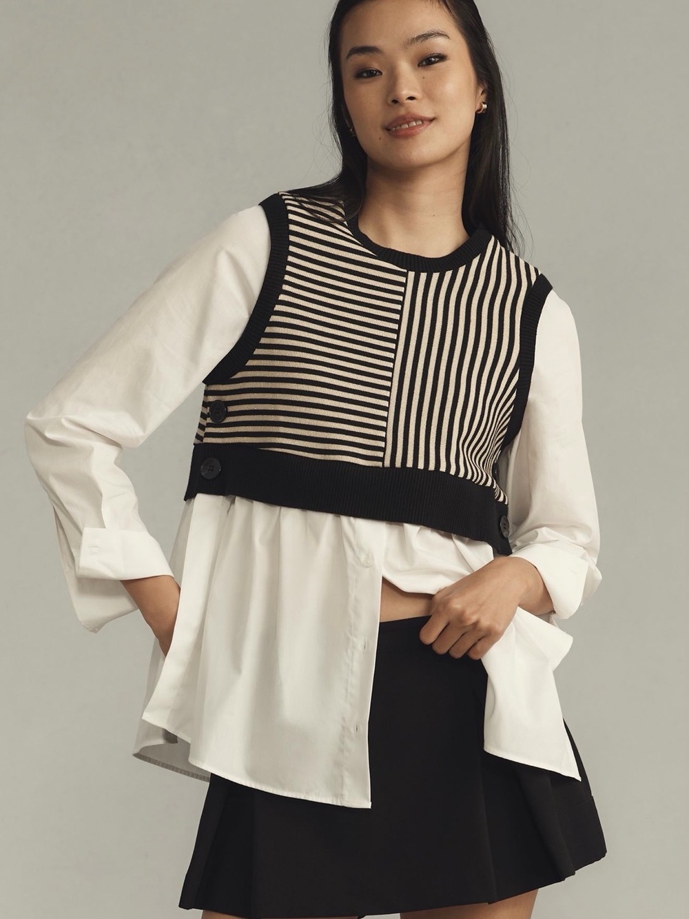 Anthropologie Maeve Sweater Vest Top